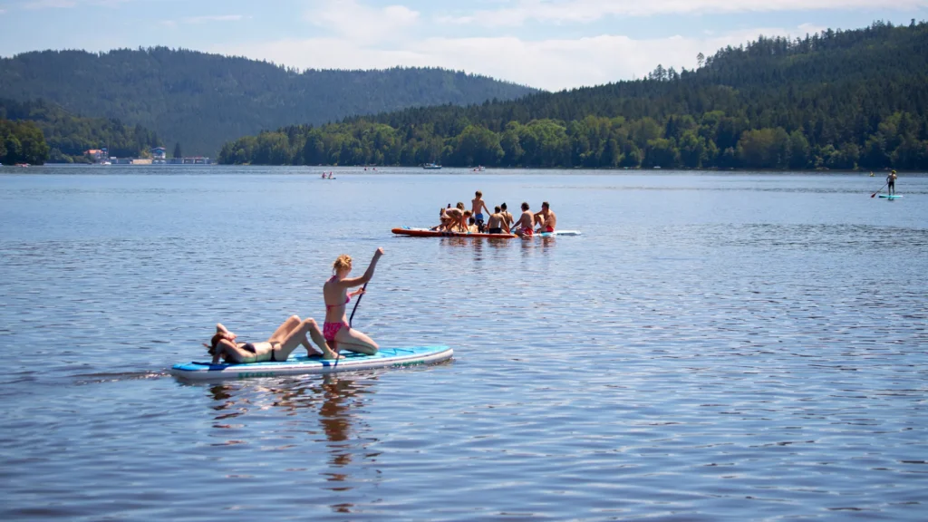 paddleboard amenity lipno pláž